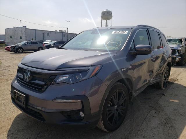 Photo 2 from auction – 2021 HONDA PILOT SE with VIN 5FNYF6H23MB010488