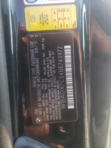 Photo 10 from auction – 2012 BMW 335I with VIN WBADX7C54BE743972