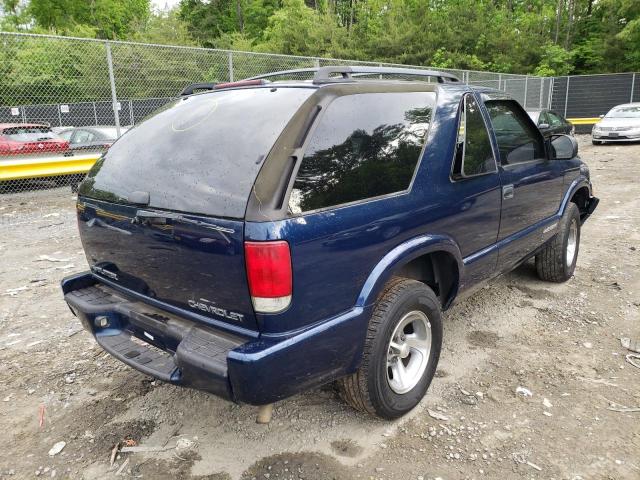 Photo 4 from auction – 2002 CHEVROLET BLAZER with VIN 1GNCS18W32K129998