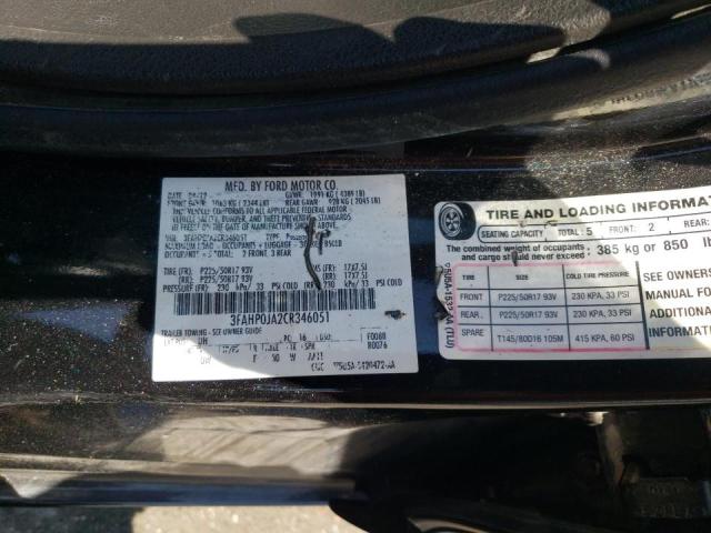 Photo 10 from auction – 2012 FORD FUSION with VIN 3FAHP0JA2CR346051