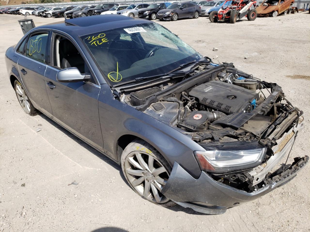 AUDI A4 PREMIUM 2013 with VIN WAUDFAFL3DA132688 - Photo from auction