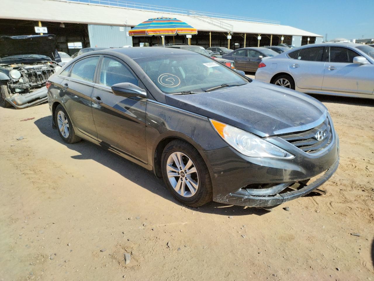 HYUNDAI SONATA GLS 2013 with VIN 5NPEB4AC8DH549888 - Photo from auction