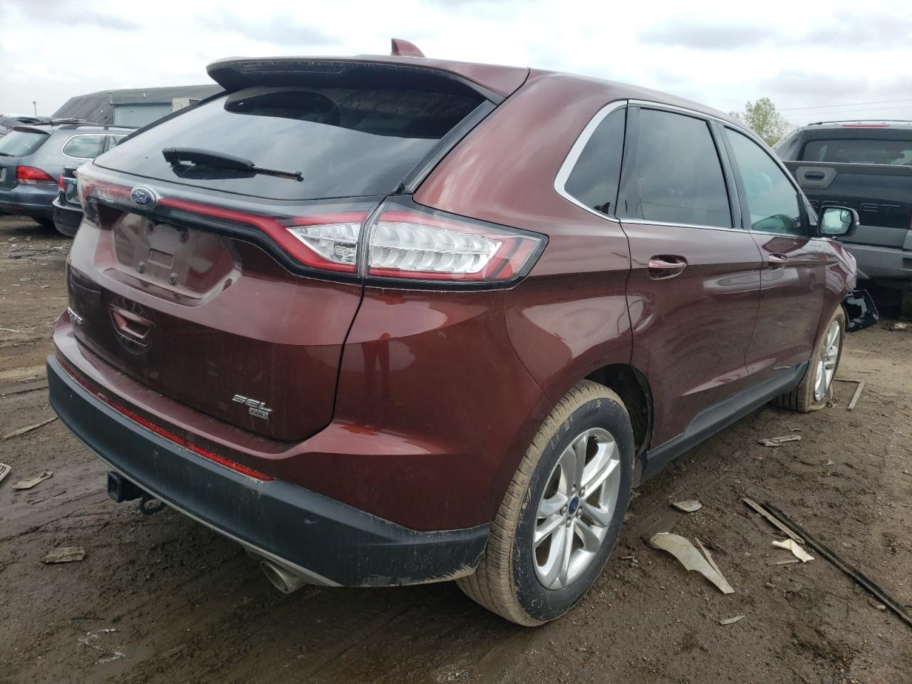 Photo 4 from auction – 2015 FORD EDGE SEL with VIN 2FMTK4J89FBB59878