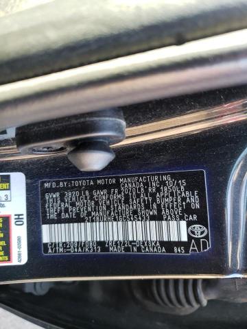Photo 10 from auction – 2016 TOYOTA COROLLA L with VIN 2T1BURHE1GC545433