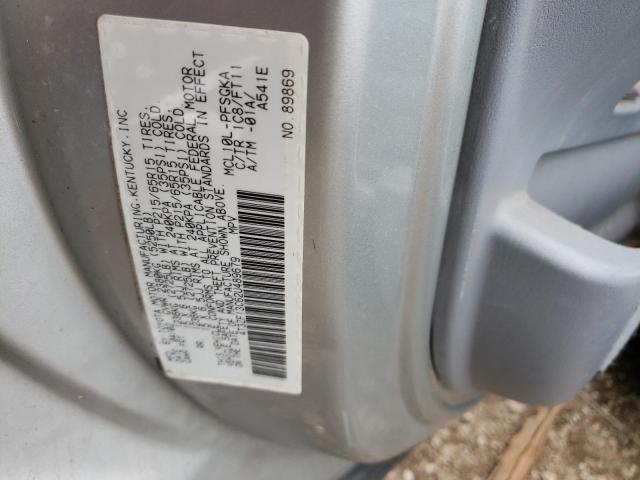 Photo 10 from auction – 2002 TOYOTA SIENNA LE with VIN 4T3ZF13C62U489679