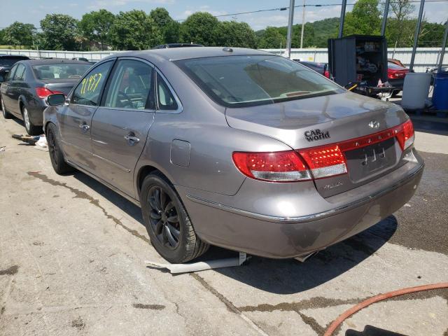 Photo 3 from auction – 2008 HYUNDAI AZERA SE with VIN KMHFC46FX8A272710