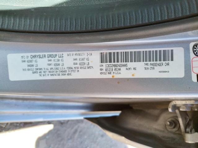 Photo 10 from auction – 2014 DODGE AVENGER SE with VIN 1C3CDZAB6EN220005