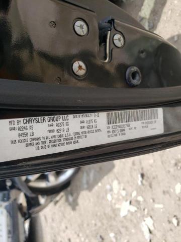 Photo 10 from auction – 2012 DODGE CHALLENGER with VIN 2C3CDYAG2CH217453