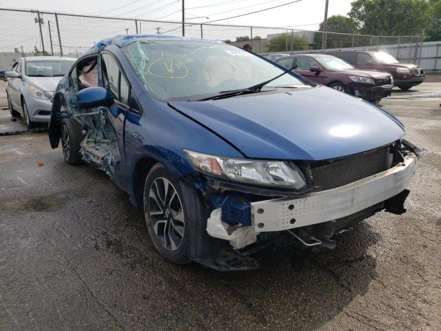HONDA CIVIC EX 2013 with VIN 2HGFB2F85DH534823 - Photo from auction