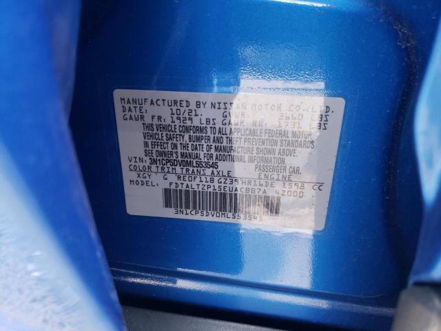 Photo 10 from auction – 2021 NISSAN KICKS SR with VIN 3N1CP5DV0ML553545