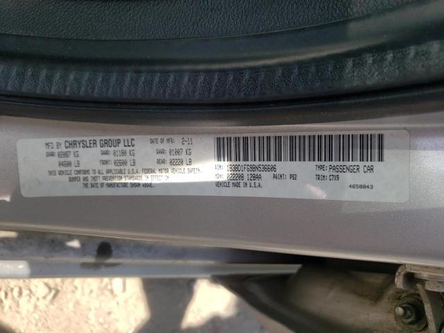 Photo 10 from auction – 2011 DODGE AVENGER MA with VIN 1B3BD1FG9BN536606