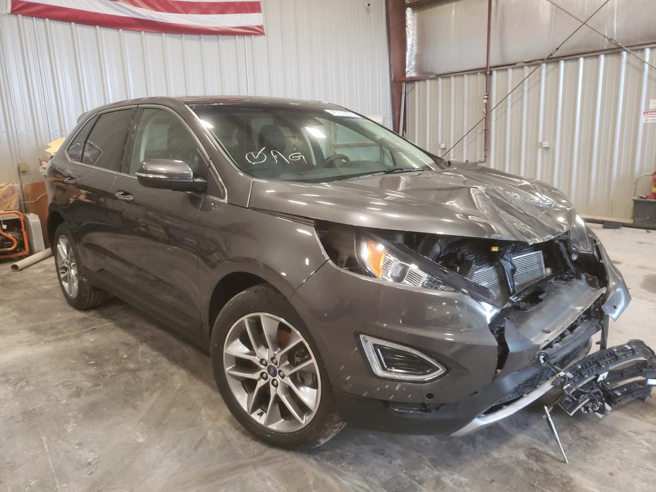 FORD EDGE TITAN 2017 with VIN 2FMPK4K80HBC47883 - Photo from auction