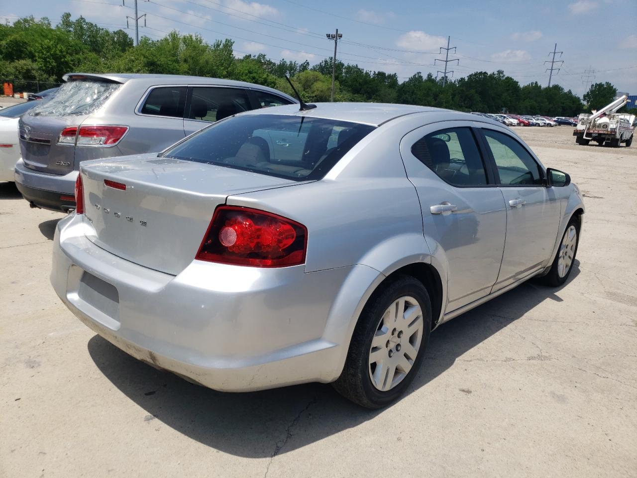 Photo 4 from auction – 2012 DODGE AVENGER SE with VIN 1C3CDZABXCN136752