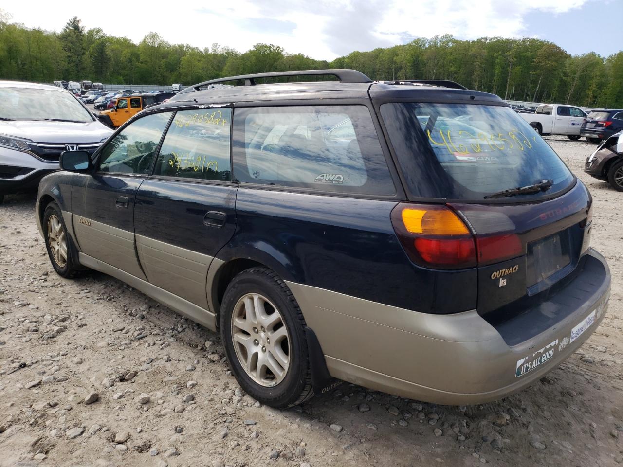 Photo 3 from auction – 2001 SUBARU LEGACY OUT with VIN 4S3BH665017651659