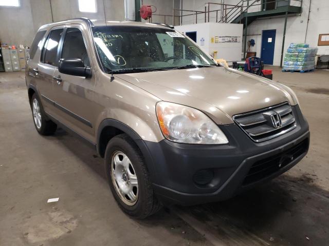 HONDA CR-V LX 2005 with VIN JHLRD78595C041904 - Photo from auction