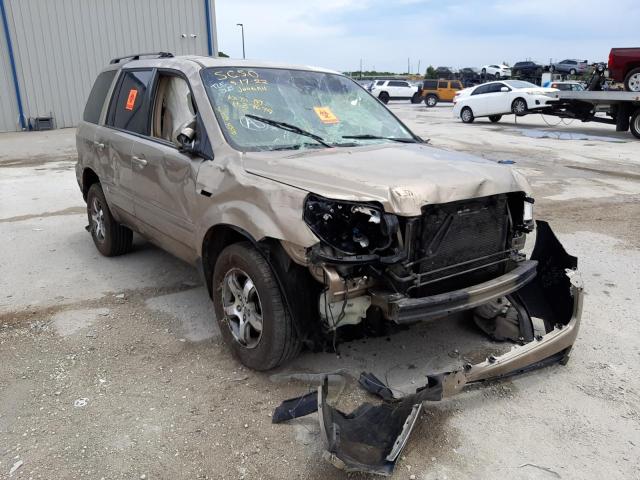 HONDA PILOT EX 2006 with VIN 5FNYF28536B018855 - Photo from auction