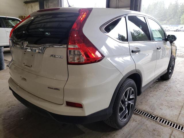 Photo 4 from auction – 2016 HONDA CR-V SE with VIN 5J6RM4H48GL031591