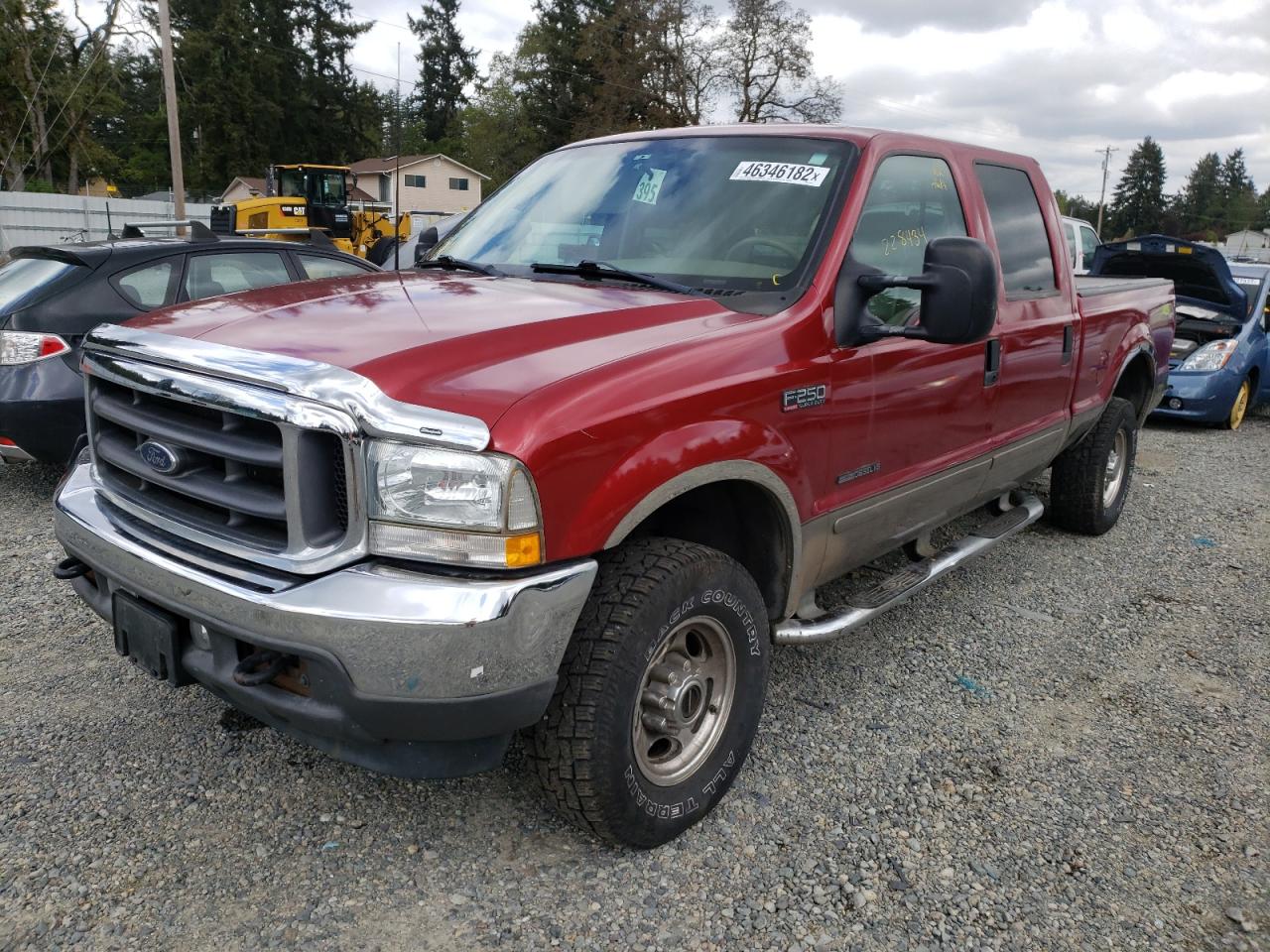 Photo 2 from auction – 2003 FORD F250 SUPER with VIN 1FTNW21F43EA28779