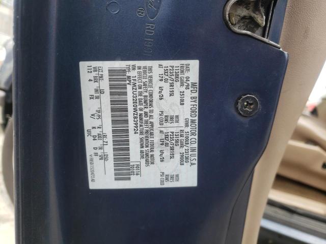 FORD EXPLORER 1998 with VIN 1FMZU32E0WZB39924 - Photo from auction