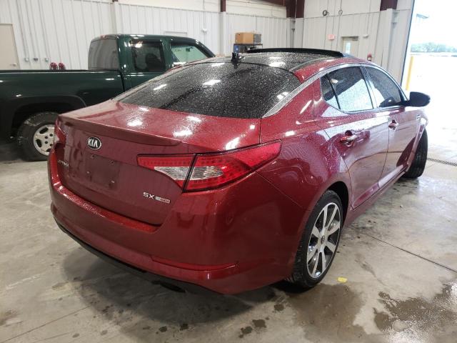 Photo 4 from auction – 2013 KIA OPTIMA SX with VIN 5XXGR4A67DG150125