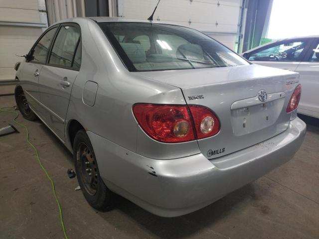 Photo 3 from auction – 2008 TOYOTA COROLLA CE with VIN 1NXBR32E48Z040493
