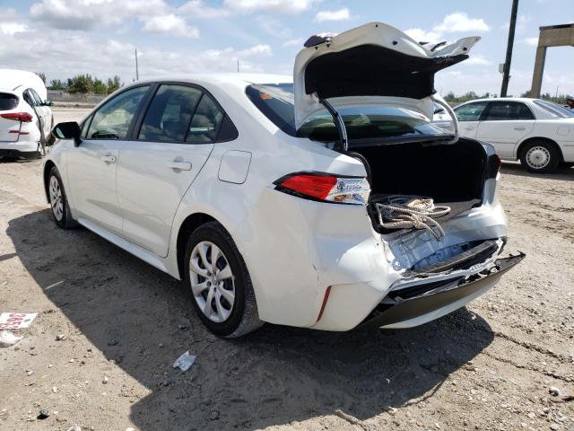 Photo 3 from auction – 2021 TOYOTA COROLLA LE with VIN JTDEPMAEXMJ125686