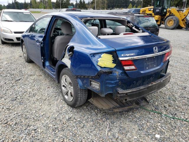 Photo 3 from auction – 2014 HONDA CIVIC LX with VIN 19XFB2F57EE014107