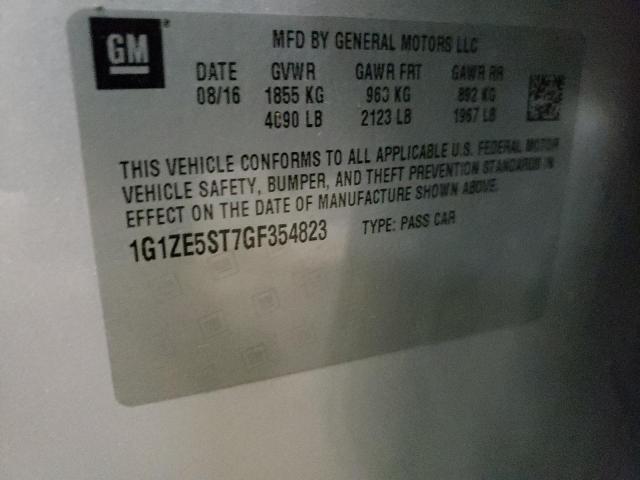 Photo 10 from auction – 2016 CHEVROLET MALIBU LT with VIN 1G1ZE5ST7GF354823