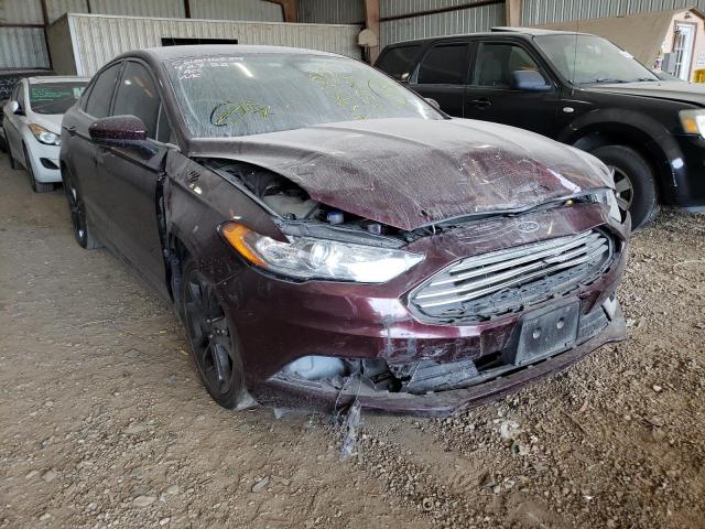 FORD FUSION SE 2018 with VIN 3FA6P0HD5JR252668 - Photo from auction