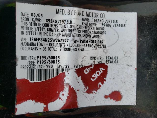Photo 1 from auction – 2007 FORD FOCUS ZX4 with VIN 1FAHP34N27W190774