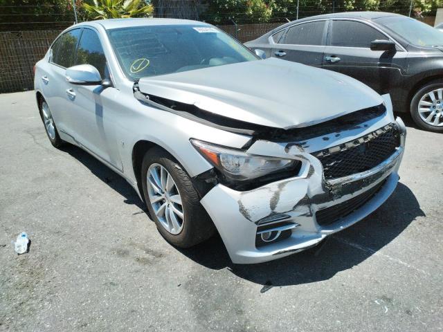 INFINITI Q50 BASE 2014 with VIN JN1BV7AR1EM696113 - Photo from auction