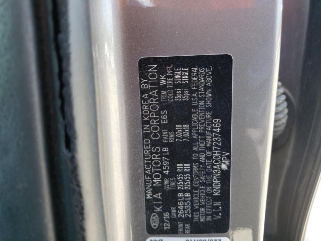 Photo 10 from auction – 2017 KIA SPORTAGE E with VIN KNDPN3AC0H7237469