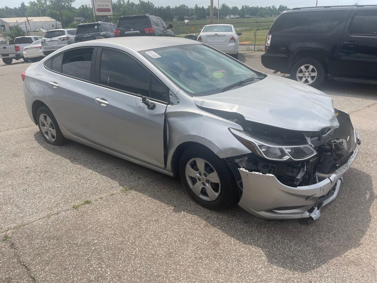 CHEVROLET CRUZE LS 2017 with VIN 3G1BC5SM4HS573171 - Photo from auction