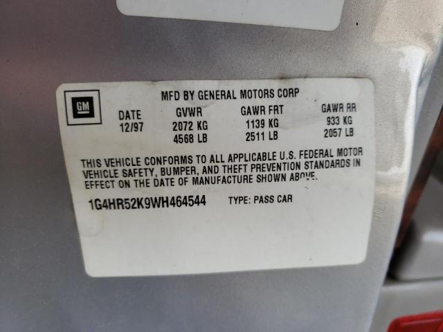 Photo 10 from auction – 1998 BUICK LESABRE LI with VIN 1G4HR52K9WH464544