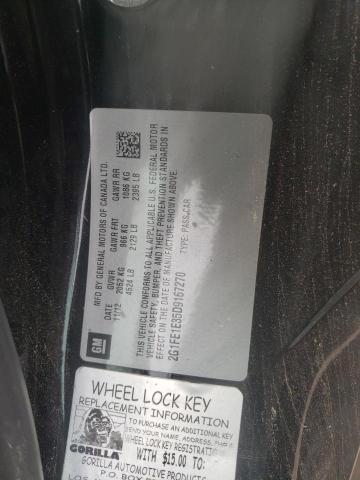 Photo 10 from auction – 2013 CHEVROLET CAMARO LS with VIN 2G1FE1E35D9167270