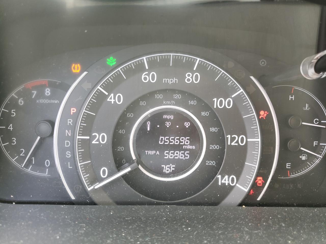 Photo 8 from auction – 2016 HONDA CR-V EXL with VIN 2HKRM4H77GH626324