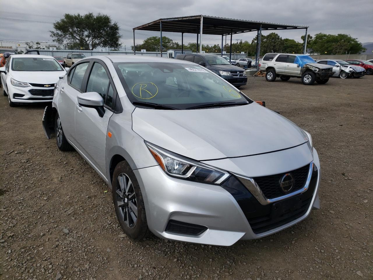 NISSAN VERSA SV 2021 with VIN 3N1CN8EV0ML866407 - Photo from auction