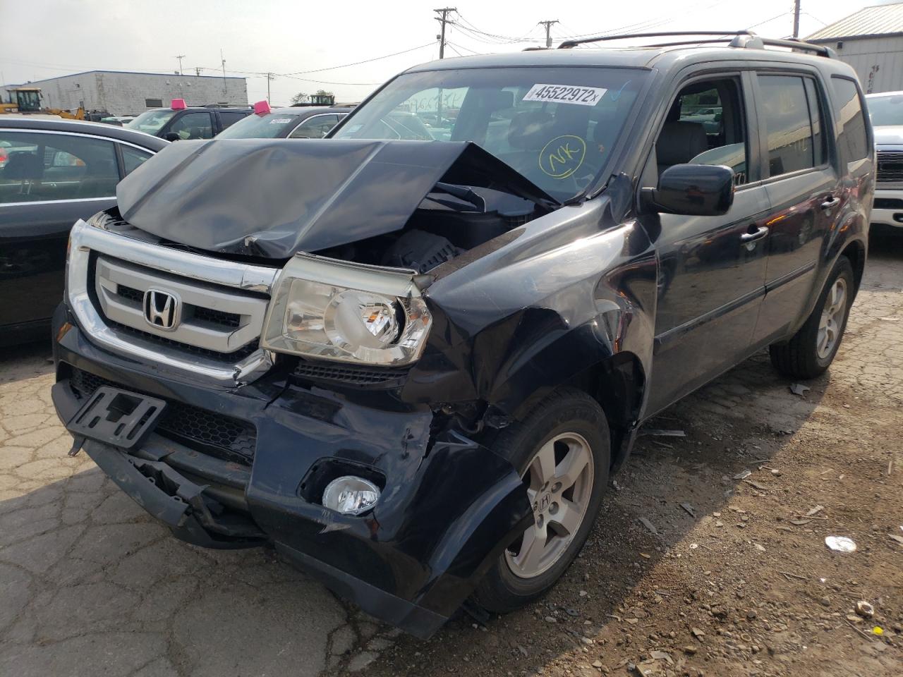 Photo 2 from auction – 2011 HONDA PILOT EXLN with VIN 5FNYF4H71BB100073