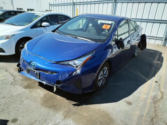Photo 2 from auction – 2018 TOYOTA PRIUS with VIN JTDKBRFU6J3076419