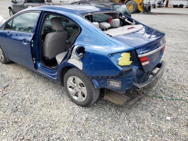 Photo 9 from auction – 2014 HONDA CIVIC LX with VIN 19XFB2F57EE014107
