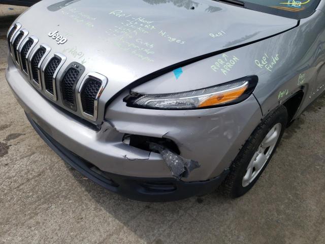 Photo 9 from auction – 2016 JEEP CHEROKEE S with VIN 1C4PJLAB9GW126278