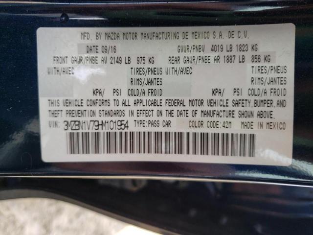 Photo 10 from auction – 2017 MAZDA 3 TOURING with VIN 3MZBN1V79HM101954