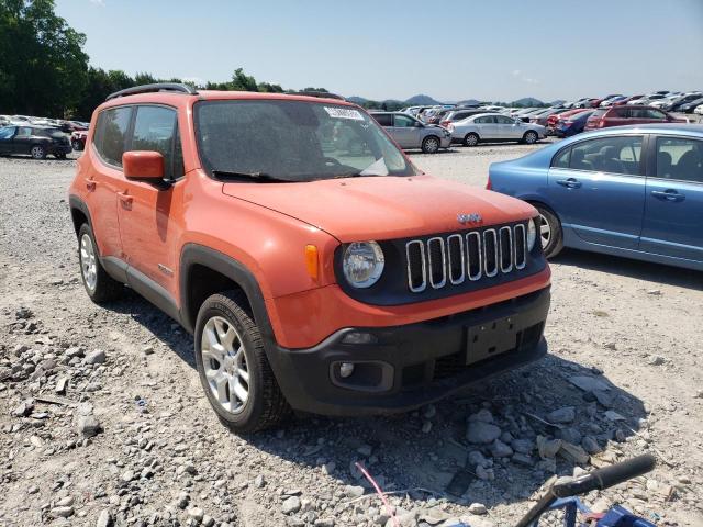 JEEP RENEGADE L 2015 with VIN ZACCJBBT7FPB44189 - Photo from auction