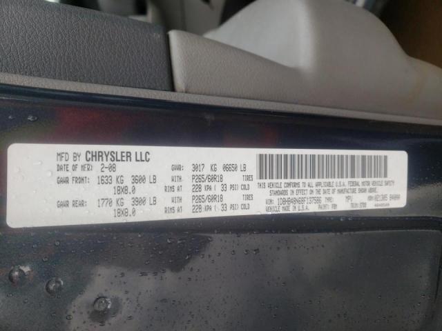 Photo 10 from auction – 2008 DODGE DURANGO SL with VIN 1D8HB48N68F137586
