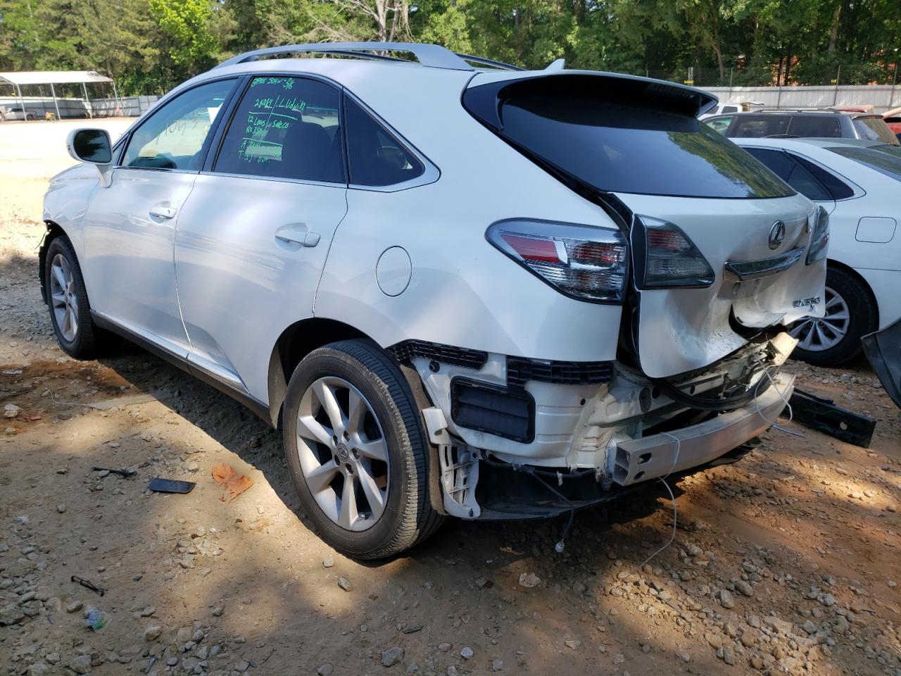 Photo 3 from auction – 2012 LEXUS RX 350 with VIN 2T2ZK1BAXCC076876