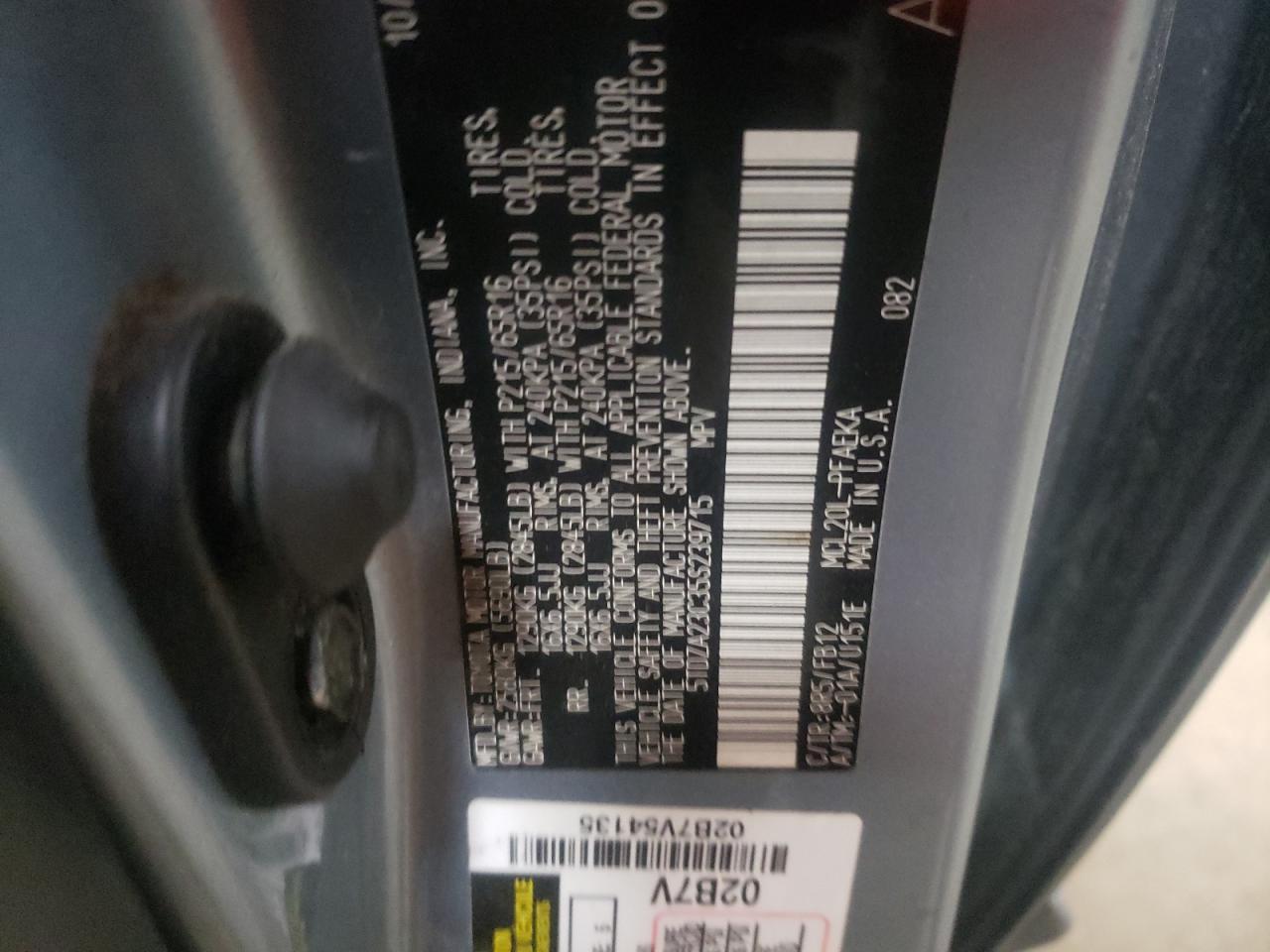 Photo 10 from auction – 2005 TOYOTA SIENNA CE with VIN 5TDZA23C35S239715