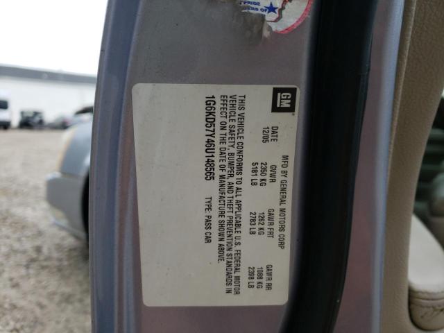 Photo 10 from auction – 2006 CADILLAC DTS with VIN 1G6KD57Y46U148565