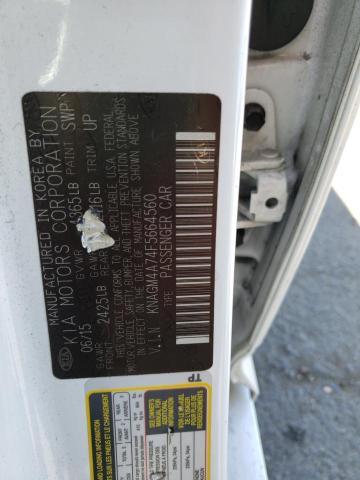 Photo 10 from auction – 2015 KIA OPTIMA LX with VIN KNAGM4A74F5664560