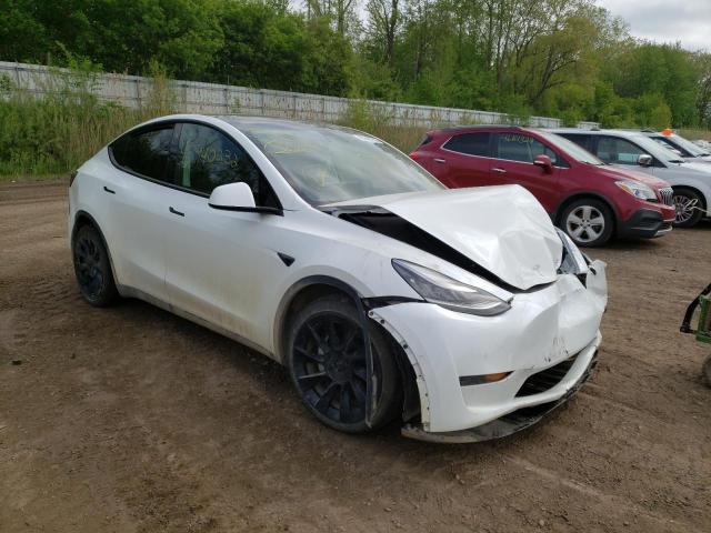 TESLA MODEL Y 2021 with VIN 5YJYGDEE4MF140019 - Photo from auction