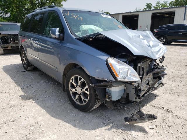KIA SEDONA EX 2014 with VIN KNDMH4C73E6550047 - Photo from auction